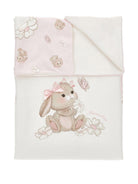 Coperta per neonata Monnalisa rosa con stampa coniglietto 35G011 7000 0190 MONNALISA KIDS 