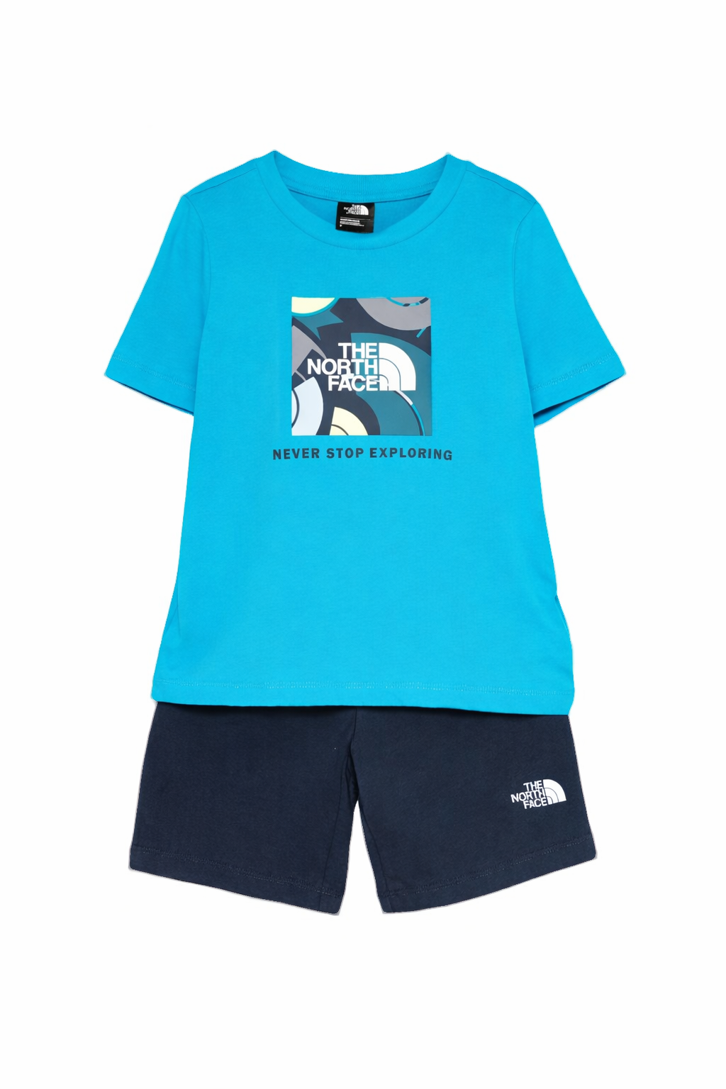 Completo per bambino The North Face multicolore con dettaglio logo NF0A8G1H DGY1 THE NORTH FACE KIDS 