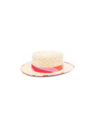 Cappello per bambina Emilio Pucci Junior beige con decorazione a fantasia PY0A67 Z2963 111RS EMILIO PUCCI KIDS 