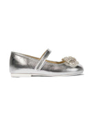 Ballerine per bambina BabyWalker argento con strass PB5880 SILVER BABYWALKER KIDS 