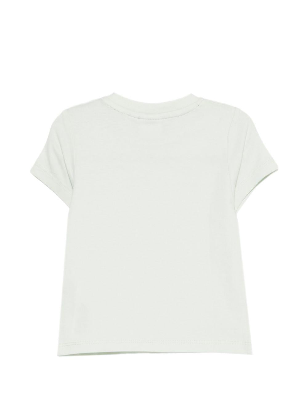T-shirt per neonato Boss Kids verde chiaro con logo J52712 73K BOSS KIDS 