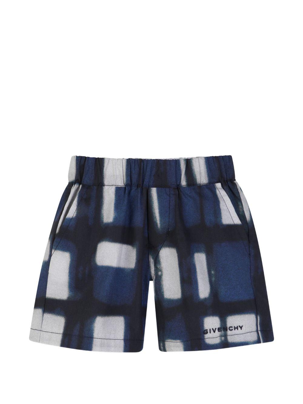 Shorts per neonato Givenchy Kids multicolore con stampa grafica H31193 Z40 GIVENCHY KIDS 