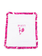 Coperta per neonata Emilio Pucci Junior multicolor con ruches PY0030 Z3672 100FU EMILIO PUCCI KIDS 