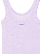Abito Taina W per bambina MC2 Saint Barth Kids viola con scollo rotondo TAIN001 02926L MC2 ST. BARTH KIDS 