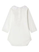 Body per neonata Bonpoint bianco con colletto ricamato W05NUNK00011 002 BONPOINT 