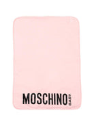 Borsa fasciatoio per neonata Moschino Kids rosa con stampa Teddy Bear MUX05WL3A89 50209 MOSCHINO KIDS 