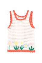 T-shirt per bambina Stella McCartney Kids bianca con fiori ricamati TY9A22 Z1876 101 STELLA McCARTNEY KIDS 