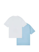 Set di due t-shirt per bambino Emporio Armani Kids multicolore con stampa logo sul davanti EB001343 AF14503 M9001 EMPORIO ARMANI KIDS 