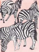 Abito per bambina Stella Jean Kids rosa con stampa grafica zebre SS26SJA608 G002 STELLA JEAN KIDS 