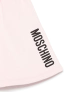 Gonna con logo per bambina Moschino Kids rosa con due tasche laterali HBJ02GLCA32 50209 MOSCHINO KIDS 