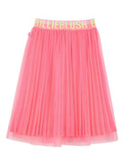 Gonna per bambina Billieblush rosa con banda logo U21865 499 BILLIEBLUSH KIDS 