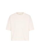 T-shirt per bambina Palm Angels Kids bianca con logo sul retro PGAA001S26JER001 002 PALM ANGELS KIDS 