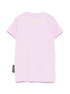 T-shirt per neonati John Richmond Junior lilla con logo RIP25002TS LILLA JOHN RICHMOND KIDS 