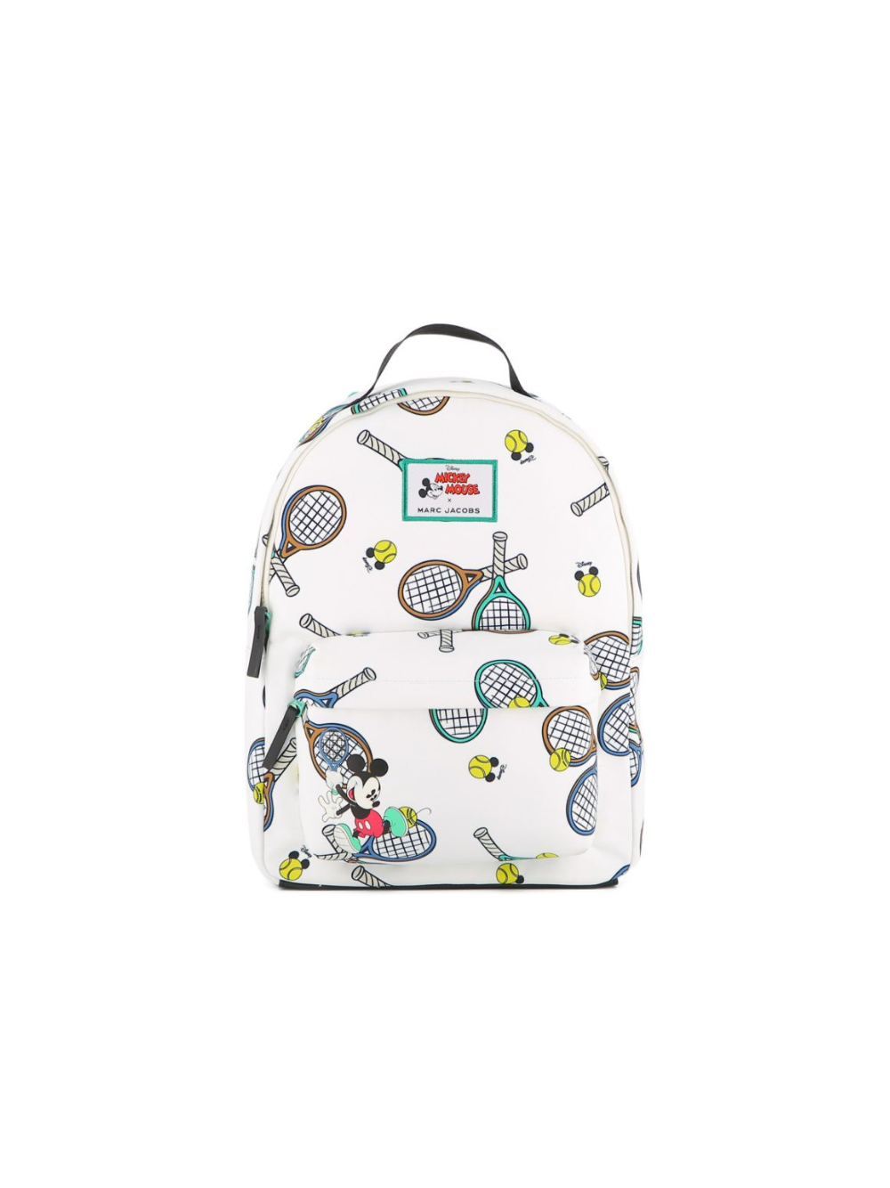 Zaino per bambino The Marc Jacobs Kids x Mickey Mouse multicolore con stampa racchette da tennis W60854 126 THE MARC JACOBS KIDS 