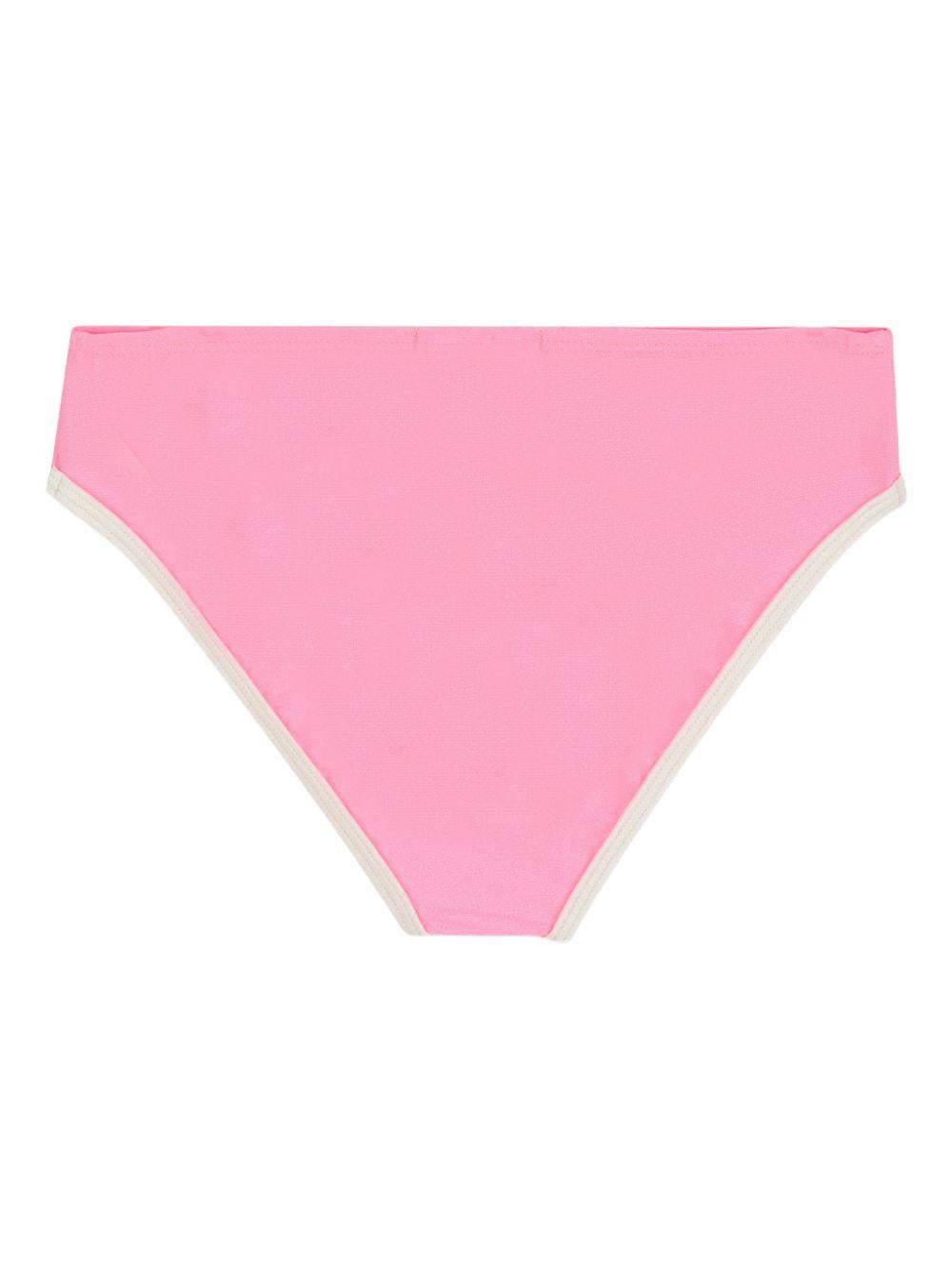 Bikini per bambina Billieblush rosa con stampa grafica U22157 499 BILLIEBLUSH KIDS 
