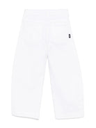 Jeans dritti per bambina Aspesi Kids bianco con passanti S25059PLC6060 010 ASPESI 