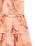 Abito per bambina ZIMMERMANN Kids Cascadian rosa con scollo quadrato 1231DS S255 ZIMMERMANN KIDS 