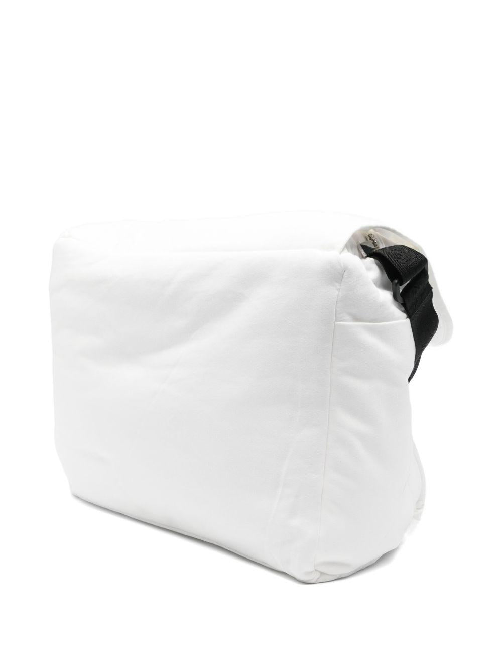 Borsa per neonati Moschino Kids bianca con stampa Teddy Bear MUX05VLCA19 10063 MOSCHINO KIDS 