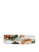 Fascia per capelli per bambina Dolce & Gabbana Kids bianco con stampa a fiori LB4H91 HS5TV HA5PC DOLCE & GABBANA KIDS 