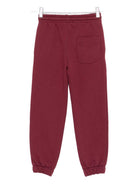 Pantaloni sportivi per bambino MSGM Kids bordeaux con polsini elasticizzati F5MSJUFP024 MS034 MSGM KIDS 