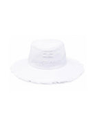 Cappello per bambina Elisabetta Franchi La Mia Bambina bianco con dettaglio logo EFCP031CCA034 0004 ElISABETTA FRANCHI KIDS 