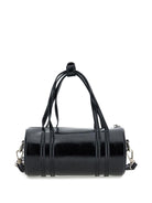 Borsa cilindrica per bambina Philosophy Di Lorenzo Serafini Kids nero in vernice I9F005 6073 P050 PHILOSOPHY KIDS 