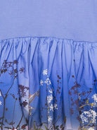 Abito per bambina Molo azzurro con stampa floreale 2W25E213 4983 MOLO 