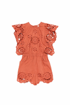 Tutina Awaken per bambina Zimmermann Kids arancione con dettagli smerlati 5920YR S261 ZIMMERMANN KIDS 