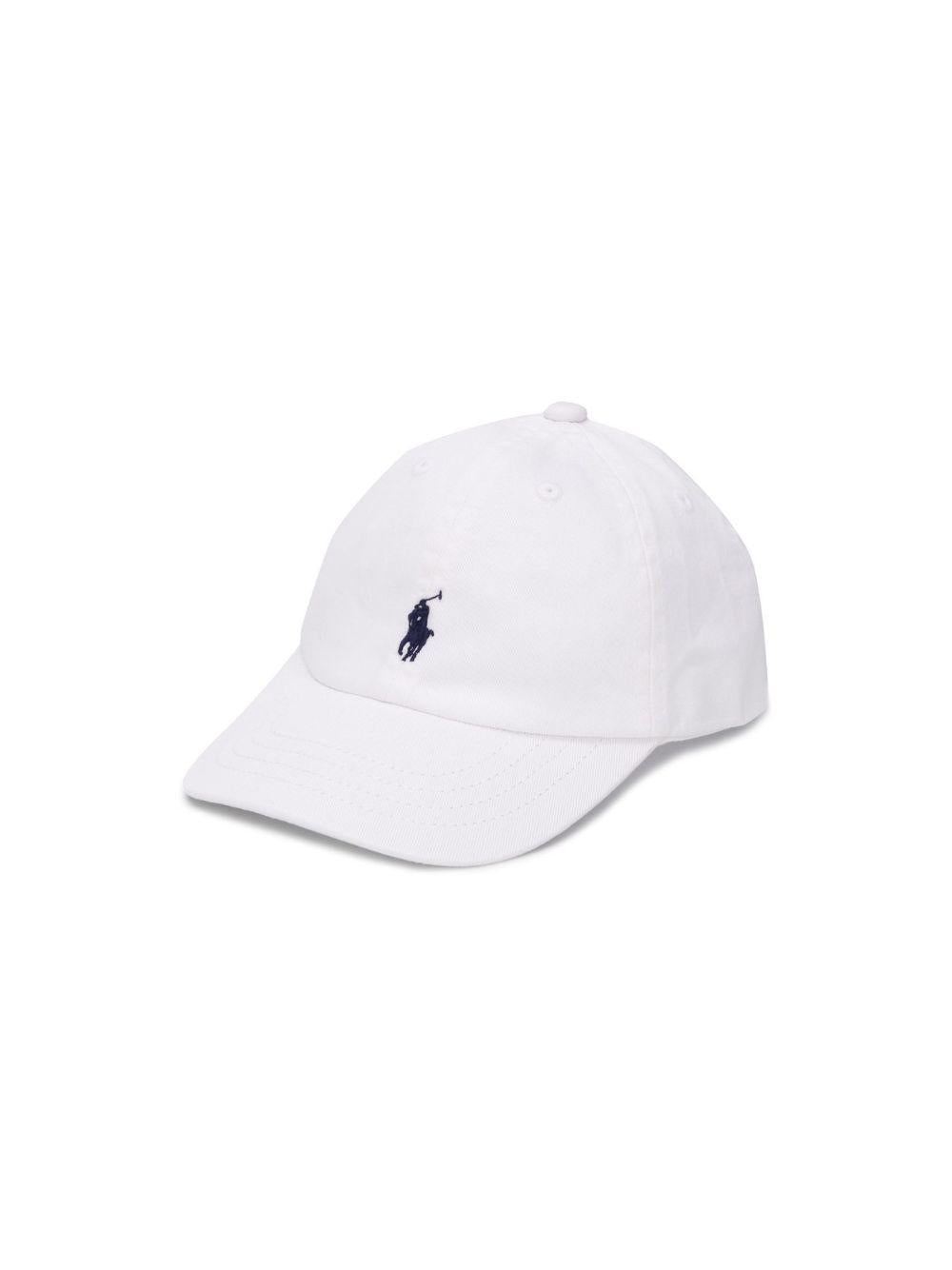 Cappello da baseball per neonato Polo Ralph Lauren Kids bianco con caratteristico motivo Polo Pony 320552489 001 Ralph Lauren kids 