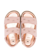 Sandali per bambina Elisabetta Franchi La Mia Bambina rosa con applicazione logo F1A2E0554023 9325 ElISABETTA FRANCHI KIDS 
