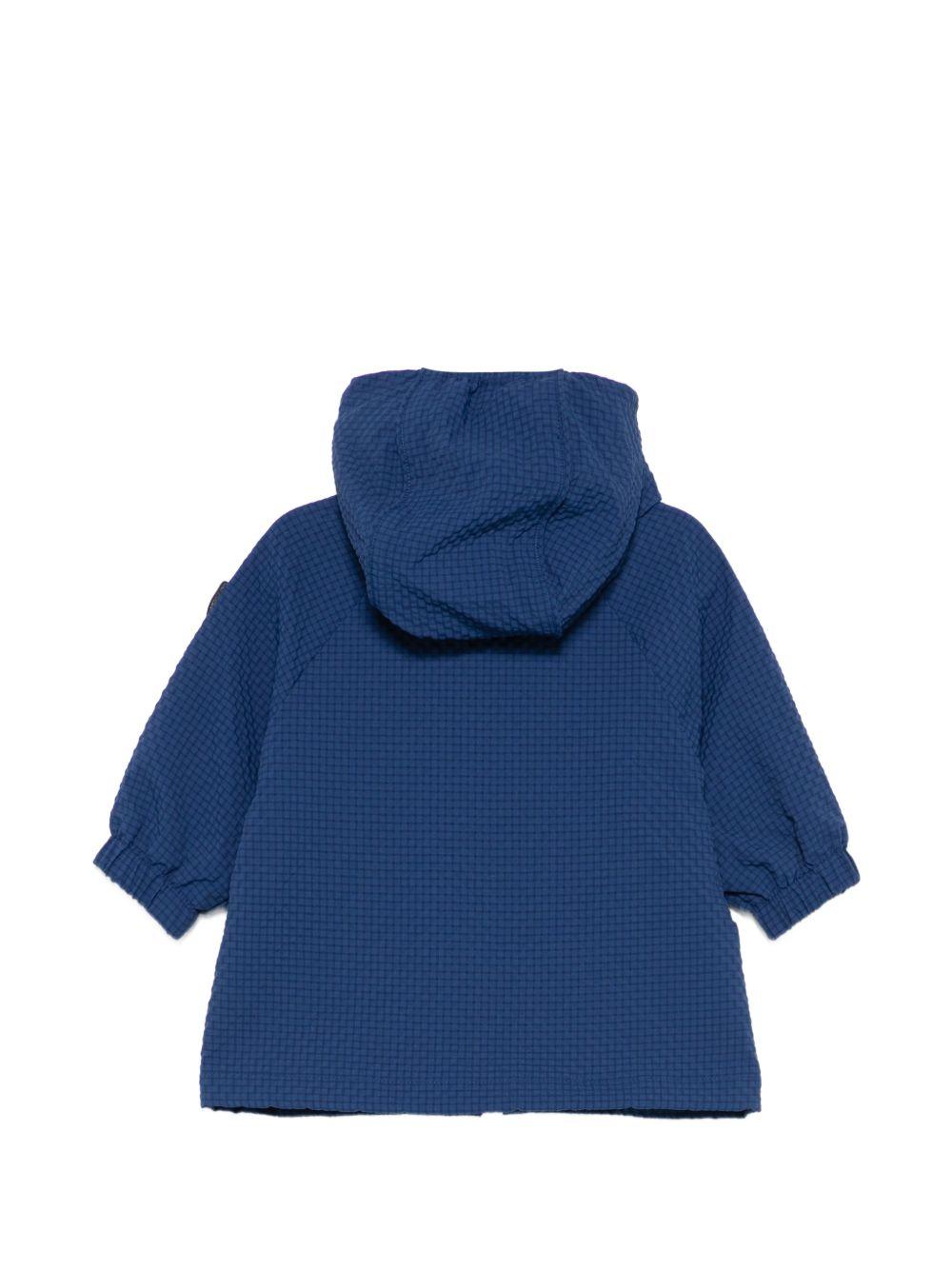 Giubbino per neonato Bonpoint blu navy con cappuccio S06YOUW00002 073 BONPOINT 
