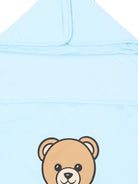 Sacco nanna per neonato Moschino Kids azzurro con motivo Teddy Bear MUE00WLCA40 40304 MOSCHINO KIDS 