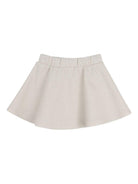 Set t-shirt, giacca e gonna per neonata Michael Kors Kids beige con design svasato R30546 215 MICHAEL KORS KIDS 