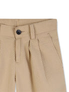 Shorts per bambino Boss Kids beige con finitura a rilievo J52923 249 BOSS KIDS 