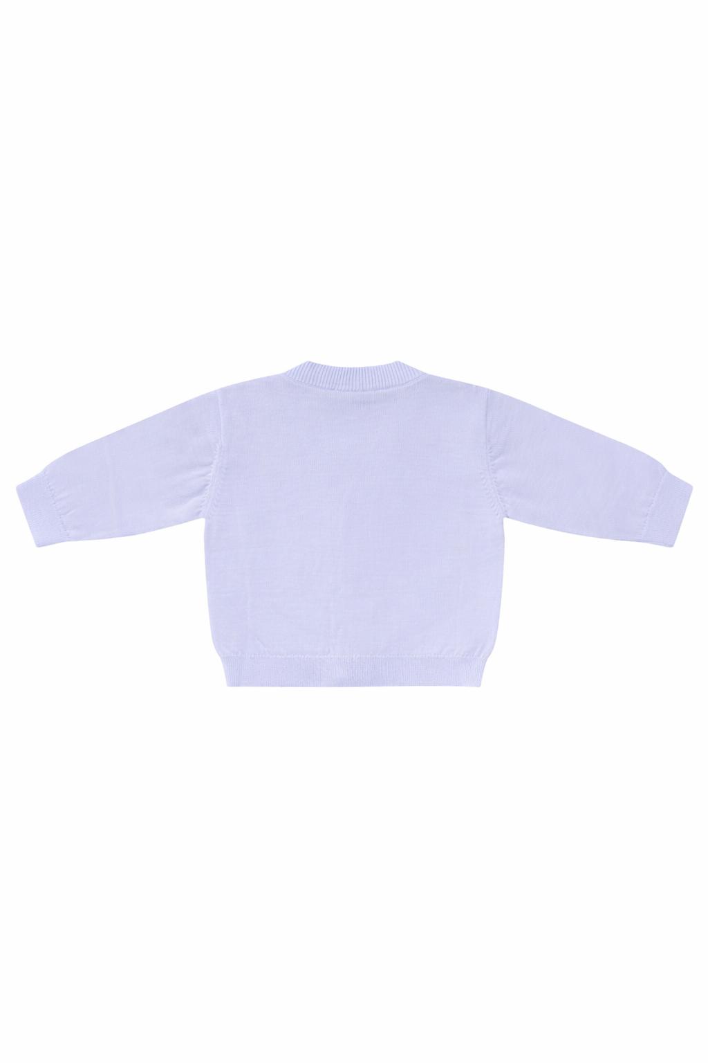 Cardigan per neonato Fendi Kids azzurro con logo FF sul davanti BUG215 AS5P F19J4 FENDI KIDS 