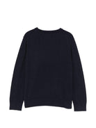 Maglione per bambino Emporio Armani Kids blu con toppa con logo EB000440 AF28773 UB118 EMPORIO ARMANI KIDS 
