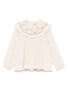 Blusa per bambina ZIMMERMANN Kids Lucky Kids beige con pizzo 3864TS S252 ZIMMERMANN KIDS 