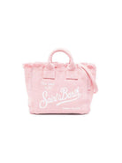 Borsa Mini Vanity MC2 Saint Barth rosa con dettaglio frange VAMI001 00135L MC2 ST. BARTH KIDS 