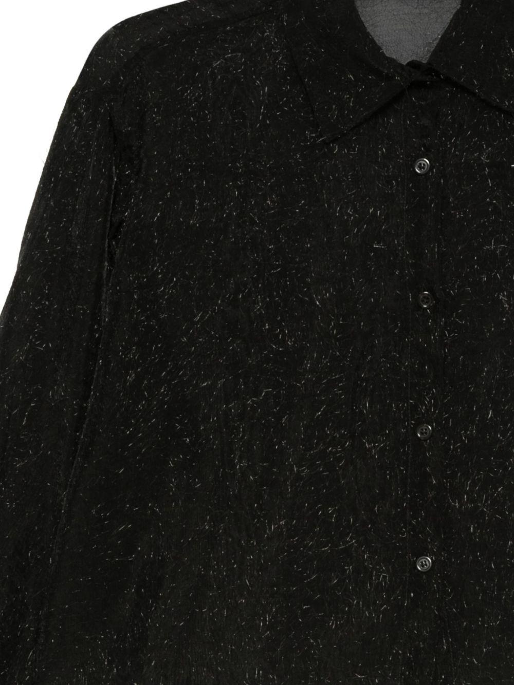 Camicia per donna Alysi nera con glitter 165219 A5007 NE ALYSI 