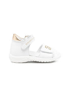 Sneakers per bambina Elisabetta Franchi La Mia Bambina bianche a strappo con logo F1A2E05410092 B093 ElISABETTA FRANCHI KIDS 