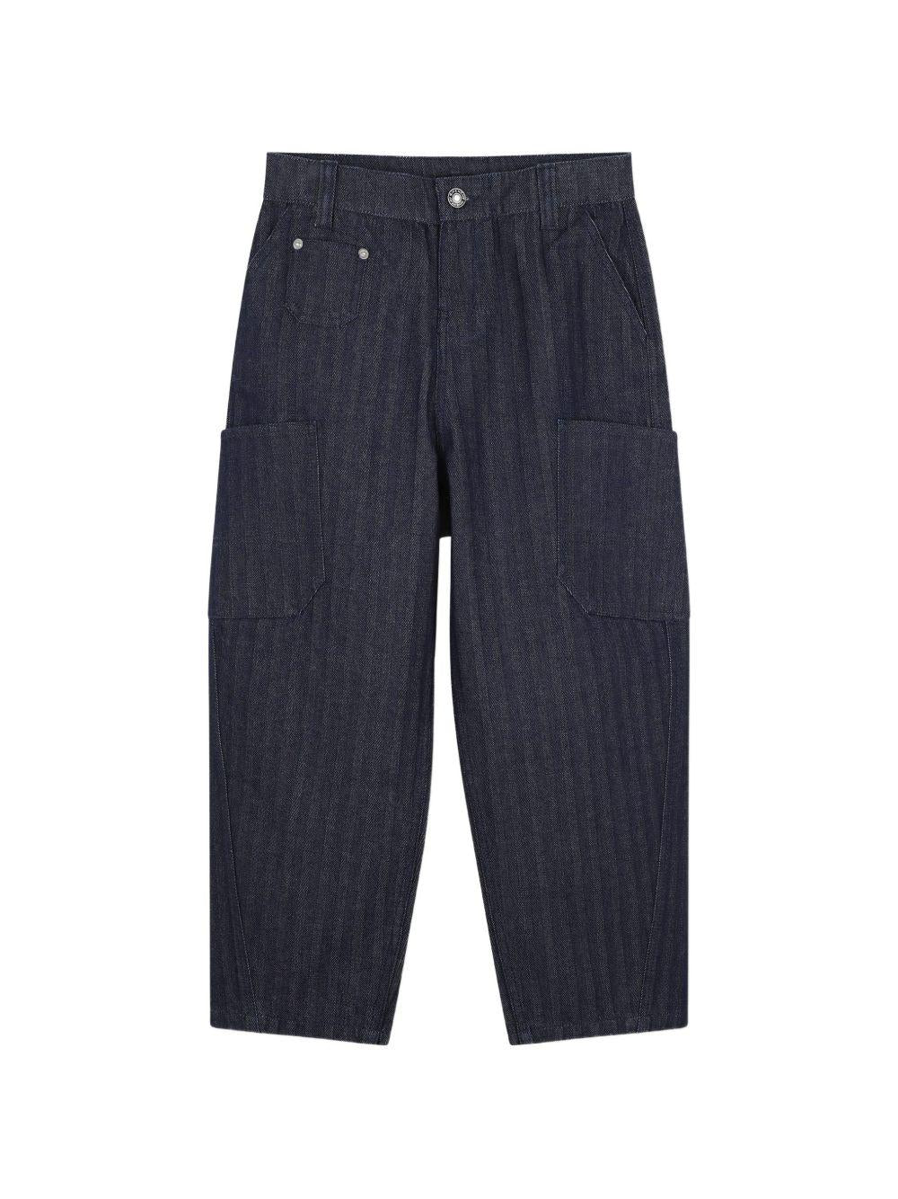 Jeans per bambino Givenchy Kids in denim con motivo pied-de-poule H31397 Z35 GIVENCHY KIDS 