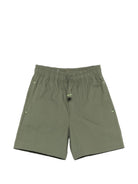 Shorts per bambino MSGM Kids verde con coulisse S6MSJBBE190 082 MSGM KIDS 