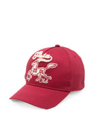 Berretto per bambino Stella McCartney Kids rosso con toppa sul davanti TZ0B27 Z3838 416 STELLA McCARTNEY KIDS 
