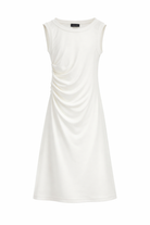 Abito per bambina Monnalisa bianco con ruches 41G907 7231 0001 MONNALISA KIDS 