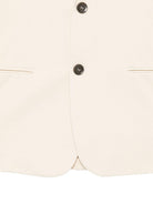 Giacca per bambino Paolo Pecora Kids beige con tasche a filetto PP4207 SABBIA PAOLO PECORA KIDS 