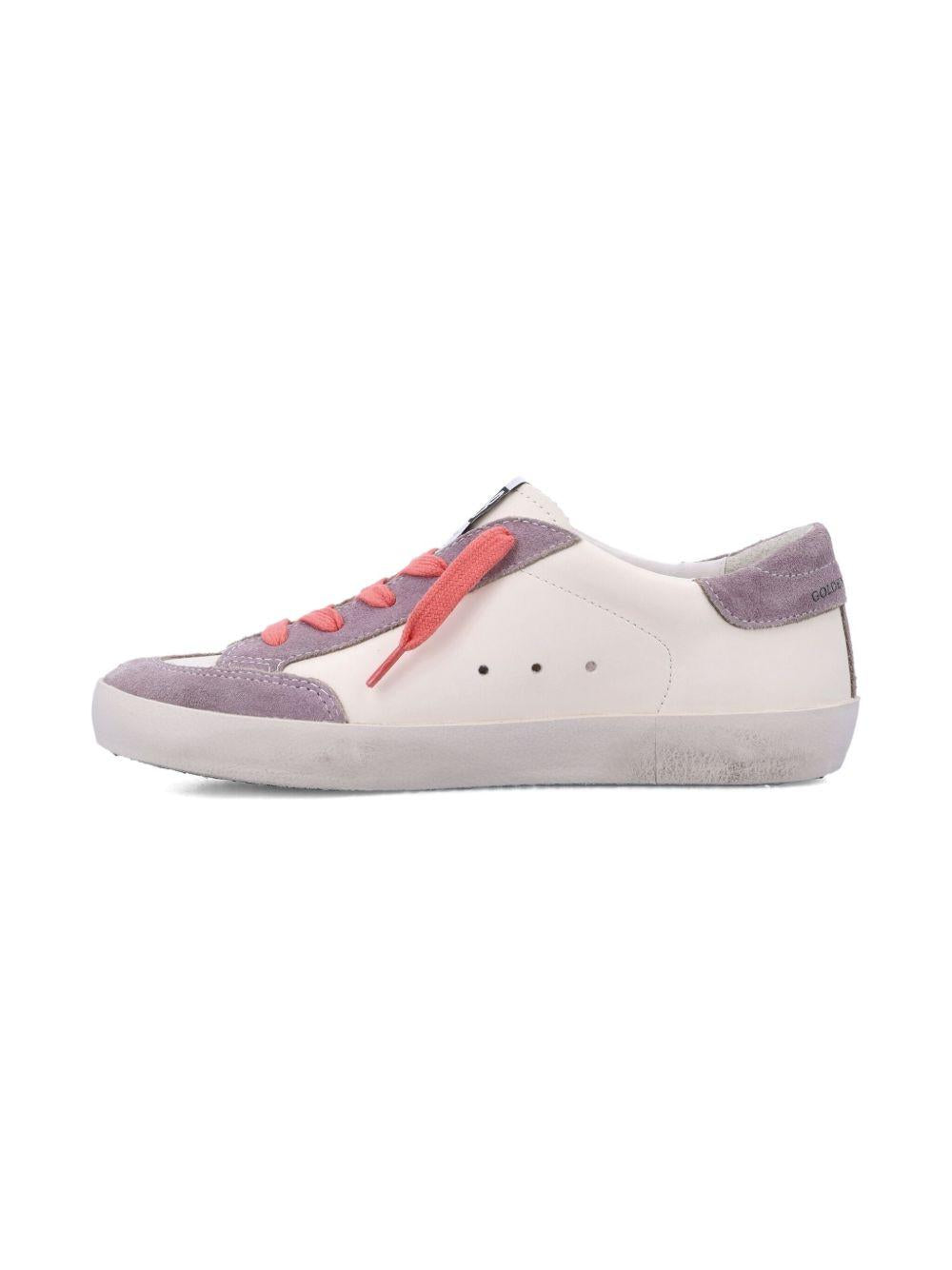 Sneakers per bambina Golden Goose Kids Superstar bianco con dettaglio stella glitter GYF00107F007295 12160 GOLDEN GOOSE KIDS 