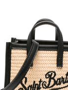 Borsa Vivian micro MC2 Saint Barth beige con logo a contrasto sul davanti VIMS001 00421L MC2 ST. BARTH KIDS 