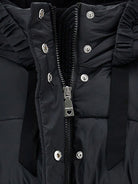Piumino per bambina Monnalisa nero con cappuccio 17F102 6021 0050 MONNALISA 