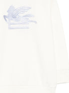 Felpa per bambino Etro Kids bianca con motivo Pegaso GZ4H10 Z3183 102 ETRO KIDS 