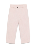 Pantaloni per bambina Bonpoint Gersande rosa con due tasche posteriori applicate S05GPAW00002 023B BONPOINT 